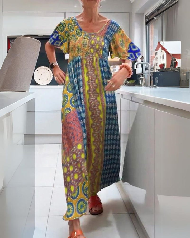 CARMEN | COLORFUL BOHEMIAN DRESS